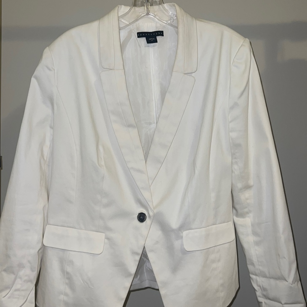 Apostrophe White Blazer - image 1